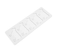 Moldes Para Dulces De Chocolate - Moldes De Silicona Divertidos De Animales De Fácil Liberación De 5 Cavidades Para Chocolate | Para Galletas, Postres Gomosos, Hogar, Cocina, Restaurante, Familia, Fie