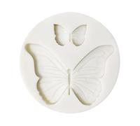 Moldes para fondant, moldes de chocolate, moldes para hornear 3D para silicona en forma de mariposa, 2 estilos para hornear en el hogar y la cocina