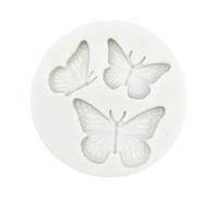 Moldes para fondant, moldes de chocolate, moldes para hornear 3D para silicona en forma de mariposa, 2 estilos para hornear en el hogar y la cocina