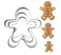 Moldes para galletas de Navidad - De horno de metal para hornear | Sgrandes Pe Bişcotti aptos para alimentos | Formas de copos de nieve de estrellas y árbol de Navidad