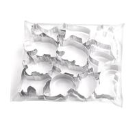 Moldes Para Galletas Navideñas,12 Unidades De Cortador De Fondant En Acero Inoxidable | Molde Desmontable Para Postres Con Masas Blandas, Fondant, Chocolate, Sándwiches Y Pan