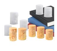 Moldes Para Hacer Velas - 5 Piezas Molde 3D con Tema de - Moldes De Fundición Para Velas | Para, Jabones y Decoración Manual Festival Fiesta Hombres