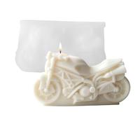 Moldes para hacer velas, antiadherentes, fáciles de liberar, 3D, para motocicleta, molde de resina de jabón reutilizable | para yeso, resina, hormigón, manualidades, decoración de mesa de trabajo de