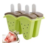 Moldes para helados, 4 formas para postres fríos, fáciles de disolver, para familias, verano, cumpleaños, en casa, reuniones, camping, vacaciones, de leche, mermelada y