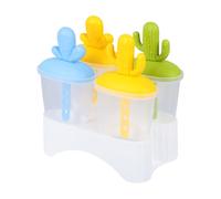 Moldes para helados - Juego de moldes reutilizables para helados, molde de liberación fácil | cubitera con palos, molde de silicona sin BPA, accesorio para congelador para Sn