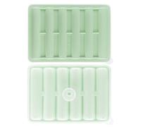 Moldes para hielo, molde para palos largos de silicona, bandeja para hielo para congelador con embudo, para bebidas de fiesta, cocina, cóctel, bar doméstico, camping, bodas, degustación Wh