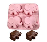 Moldes para hornear, 4 cavidades, moldes de silicona divertidos para hornear, para pasteles, magdalenas, chocolate, caramelos, galletas, alimentos, postres, jabón, hogar, cocina