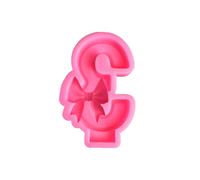 Moldes para hornear con lazo de silicona, hechos a mano, resina epoxi, moldes de fundición para pasteles, chocolate, herramienta de decoración