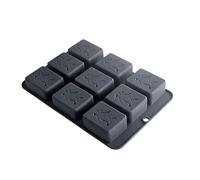 Moldes Para Hornear De Silicona Con Temática Mahjong Juego De 4/9 Cavidades Utensilios De Cocina Multifuncionales Para Postres Creativos Y Días Festivos Mousses De Prosperidad De Estilo Chino