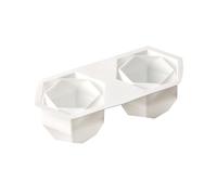 Moldes para Jabón Geométrico - Molde de Vela de Silicona Rómbica 3D para Resina - Molde DIY Resina Crafts para hacer decoraciones de de pastel de arcilla para velas