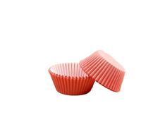 Moldes para magdalenas, Cajas de papel for hornear magdalenas, tazas for muffins, moldes for tartas huevo, revestimientos multicolores, 100 Uds(Pink)