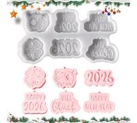 Moldes para manualidades, resina de silicona 2026, moldes colgantes fáciles de deshacer, herramientas de fundición reutilizables, accesorios creativos para amigos, familia, hogar, fiesta, vacaciones