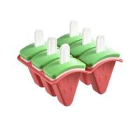 Moldes para paletas - 6 formas reutilizables para tallos caseros con tallos, molde de chocolate para crema de yogur piruletas para niños pequeños y niños