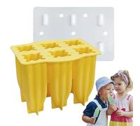 Moldes para paletas de hielo, moldes de, 6 moldes para hacer paletas | Moldes de paletas para niños pequeños, niños, hogar, moldes de silicona reutilizables para helados, mermeladas, pudín