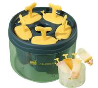 Moldes para paletas, Molde de paletas | Molde de paletas de 5 piezas | Moldes de paletas Moldes para polos Molde de paletas sin BPA Máquina de paletas de liberación fácil