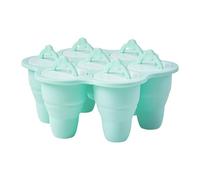 Moldes para paletas para niños: soporte para enfriamiento de verano, bandeja para paletas de hielo de silicona con múltiples ranuras, cubierta de tapa a prueba de fugas de 17 cm, herramienta para fabr