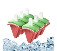 moldes para paletas - patrón de sandía 6 veces en el tallo fabricante,molde de chocolate para crema yogur piruletas para niños pequeños y niños