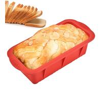 Moldes para pan , molde antiadherente para hornear pan, suministros rectangulares para hornear, molde de silicona resistente a altas temperaturas para aperitivos de té de la tarde