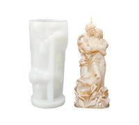 Moldes para parejas, molde romántico de silicona para arte corporal, forma flexible de resina de alimenticio, herramienta de manualidades reutilizable de fácil liberación, accesorio detallado