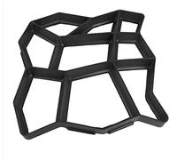 Moldes para Pavimento Herramienta de bricolaje moldes plástico Ruta del molde fabricante manual pavimentación ladrillos cemento(C)