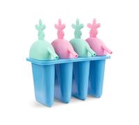 Moldes para polos de hielo, máquina de golosinas de frutas refrescantes saludables con palos y protectores de goteo, ideal para actividades de cocina de verano con niños, paletas de bricolaje (máquina