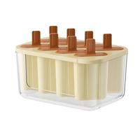 Moldes Para Polos Helados,Molde De Silicona Para Hacer Polos Con 8 Cavidades | Utensilio Antiadherente Para Postres De Frutas, Gelatinas, Jugos Y Pudin