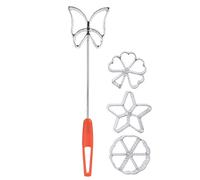 Moldes para Repostería 4 Piezas, Moldes para Galletas y Pasteles, Juego de Modelos para Waffles, Accesorios de Repostería - Material Seguro de Alta Dureza, Fácil Manejo, Perfecto