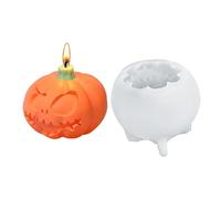 Moldes para resina de Halloween | Molde de terapia de silicona - Fácil extracción de moldes de yeso artesanal para decoraciones festivas proyectos terapia