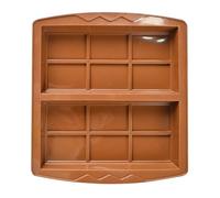 Moldes Para Tabletas De Chocolate - 2 Cavidades Cuadradas Profundas Resistente Al Calor,Molde Antiadherente de Alimenticio para Chocolate,Para Barritas Rellenas Snacks Postres DIY Hecho A Mano Jabón N