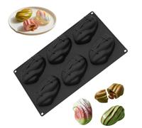 Moldes para tartas con diseño de nueces en 3D para postres y gelatinas