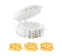 Moldes para tartas manuales, máquina para hacer tartas pequeñas, Fabricante de moldes para, Suministros para hornear prensador de, fabricante de pasteles manual multiusos de 3 formas para uso en int