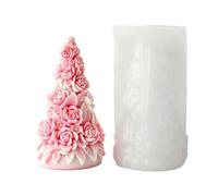 Moldes para Velas,Árbol De Rosa Forma Manualidades Reutilizables - Decoración para Hogar con Moldes de Árbol - Para Amigos Principiantes Taller Arte Actividad Estacional