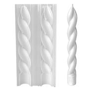 Moldes para velas cilíndricos en, moldes de silicona con varilla retorcida, fabricación de bricolaje, piezas fundidas hechas a mano para fiesta