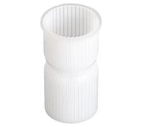 Moldes para velas con columnas de rayas, molde de vela cilíndrica - Pilar a rayas Estético DIY Fabricación de velas aromáticas | Moldes para velas perfumadas de bricolaje, moldes estéticos de columnas