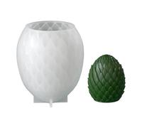 Moldes para velas de resina con forma de huevos de escamas de dragón, adecuados para desmoldar sin esfuerzo la elaboración de jabón, garantizando un resultado, silicona artesanal para cera