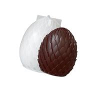 Moldes para velas de resina con forma de huevos de escamas de dragón, adecuados para desmoldar sin esfuerzo la elaboración de jabón, garantizando un resultado, silicona artesanal para cera