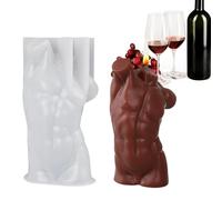 Moldes para Velas de Silicona, Molde corporal de resina para hombre y mujer para fundición de velas, Suministros para fabricación de velas, adornos, aromaterapia, postres, pasteles, chocolate Tsuchiya