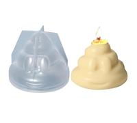 Moldes para velas de silicona | Molde de silicona para caca para hacer velas - Molde de resina moldes para fundición de resina epoxi velas para aromaterapia , cera, jabones, tort