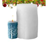 Moldes para velas, decoración de mesa de Navidad, copos de nieve, de silicona, antiadherentes, para fondant, arcilla, salón, dormitorio, estudio, oficina, Navidad, cumpleaños, boda