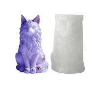 Moldes Para Velas, Figura de Gato Sentado para Arte en Cemento y Manualidades como Centro de Mesa, Moldes De Silicona Para Jabones, para Uso en Habitación, Bodas, Fiestas, Mesa de Cena y en Hogar