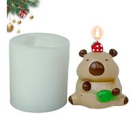 Moldes para velas, forma de estatua de resina, molde de chocolate con molde de silicona de capibara para hacer velas, estatuas de resina, jabones y chocolates