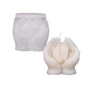 Moldes para velas | Mano que sostiene los pies Fácil liberación DIY | Moldes de de 3,82x1,97x3,94 pulgadas para hacer velas, para yeso, resina epoxi, decoración del hogar, guardería, manualidades