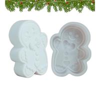 Moldes para velas navideñas, moldes de silicona para repostería de resina | Accesorios creativos para decoración de Navidad, artículos de manualidades para yeso, arcilla, jabón, decoración del hogar