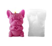 Moldes para velas, silicona, forma de animal sentado, forma de corazón, forma de cera, perfumada, molde para manualidades, regalo, decoración, jabón, resina