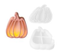 Moldes para yeso - 2 moldes de calabaza pegamento a gota | Decoración lámpara ambiente para aficionados, casa, adolescentes, principiantes, adultos, cumpleaños, bodas,