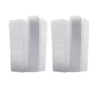 Moldes Plásticos Transparentes para Cera 100uds Cuadrados(100pc squares) | Cajas clamshell seguras, perfectas para velas sin , para almacenamiento hermético, pack económico de 100