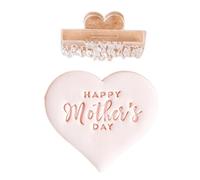 Moldes portátiles para galletas de fondant para el Día de la Madre para hornear individualizado, materiales acrílicos de grado alimenticio, herramienta segura para hornear