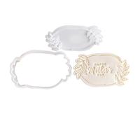 Moldes portátiles para galletas de fondant para el Día de la Madre para hornear individualizado, materiales acrílicos de grado alimenticio, herramienta segura para hornear