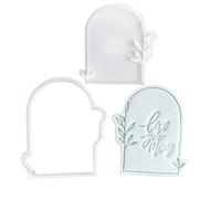 Moldes portátiles para galletas de fondant para el Día de la Madre para hornear individualizados, materiales acrílicos de grado alimenticio, herramienta segura para hornear