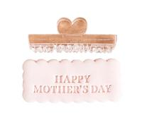 Moldes portátiles para galletas de fondant para el Día de la Madre para hornear individualizados, materiales acrílicos de grado alimenticio, herramienta segura para hornear